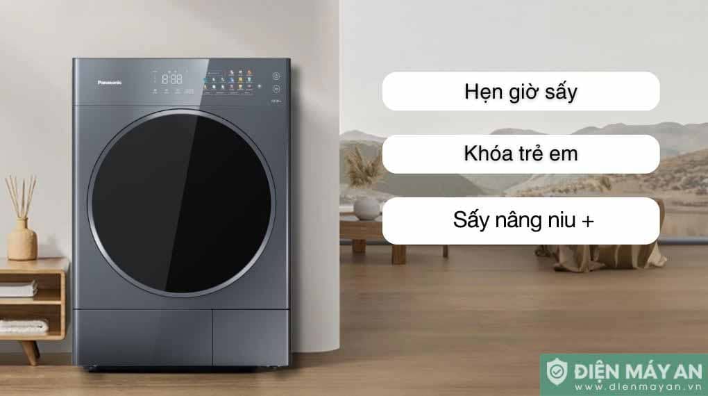 Máy sấy bơm nhiệt Panasonic 10.5 kg NH-XV21X1AVT